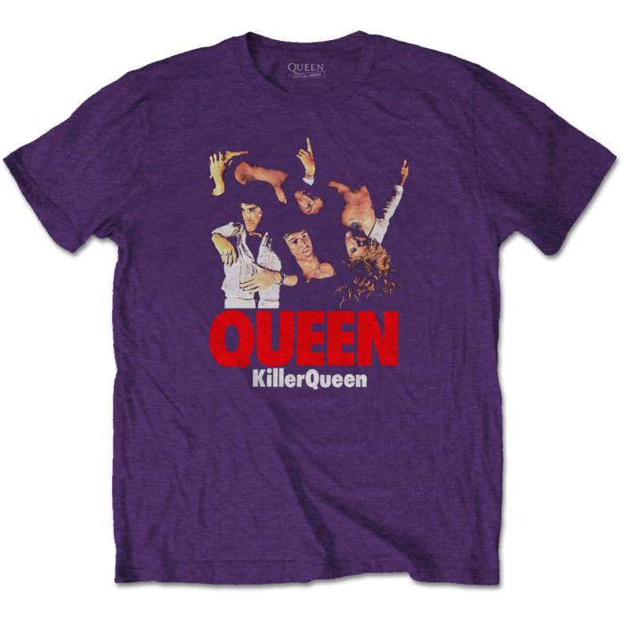 Queen Unisex T-shirt: Killer Queen (Vijolična) 101506