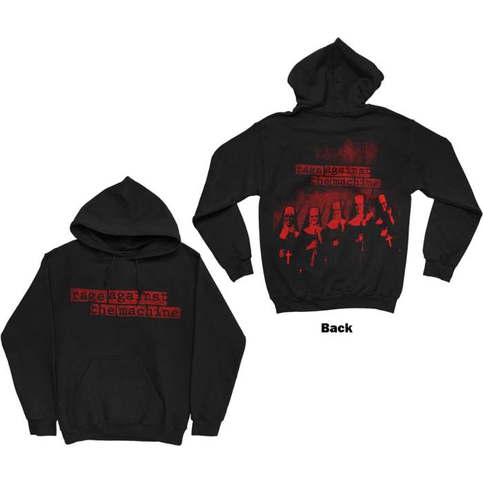 Rage Against The Machine Hoodie Nuns Black 101783