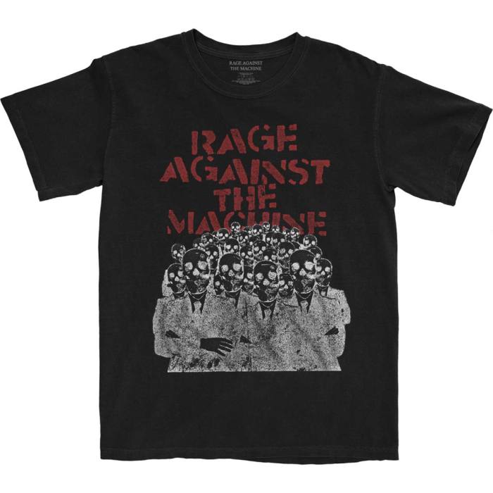 Rage Against The Machine T-shirt Crowd Masks 101825