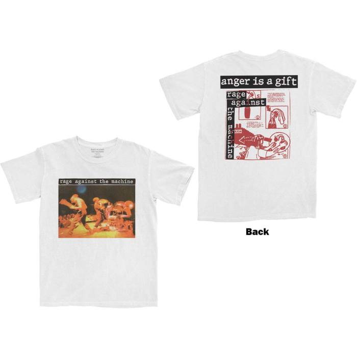 T-shirt Rage Against The Machine – Anger Is A Gift (bela) 101845