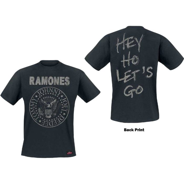 T-shirt Ramones – Seal Hey Ho Vintage 101996