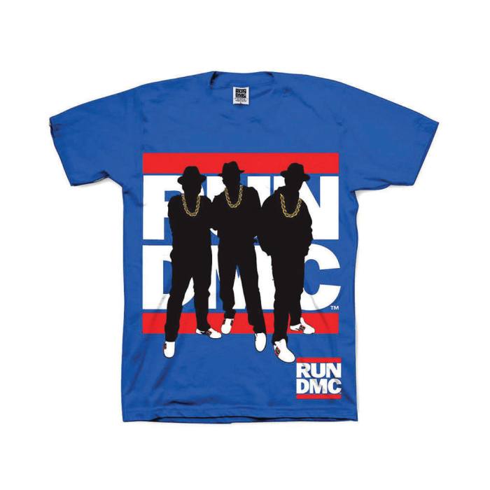 Run DMC Unisex T-Shirt: Silhouette (Kraljevo modra) 102224