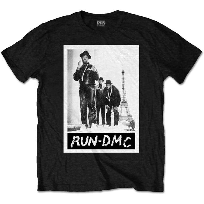 Run DMC Unisex T-shirt: Paris Photo (Črna) 102230