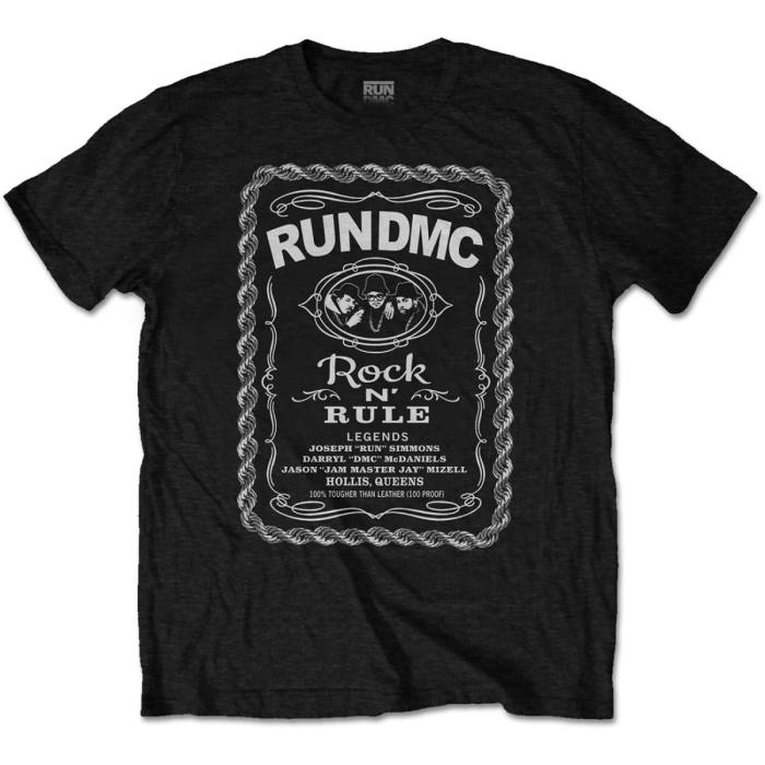 Run DMC Rule Whiskey Label T-shirt 102242