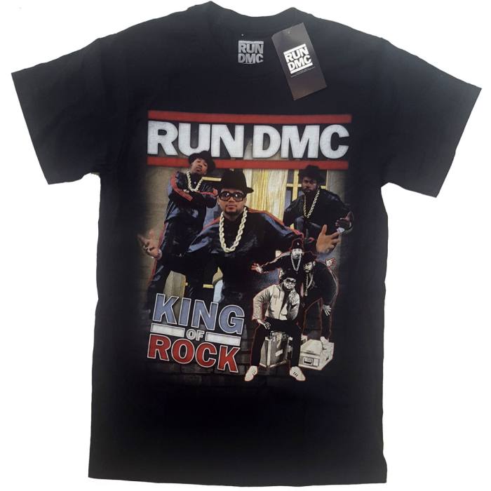 Run DMC Unisex T-Shirt: King of Rock Homage 102251