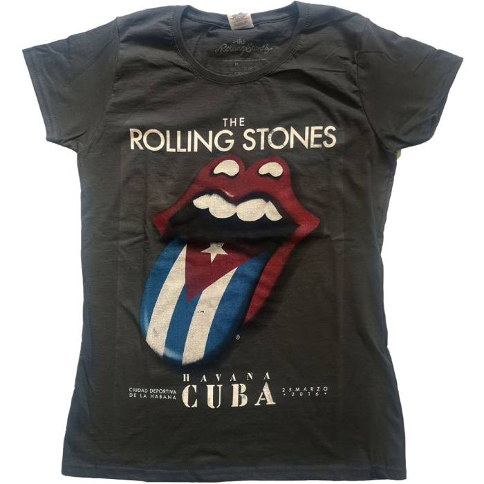 The Rolling Stones Havana Cuba Girlie Shirt 103160
