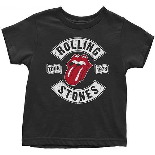The Rolling Stones Kids Toddler T-Shirt: US Tour 1978 (Black) 103197