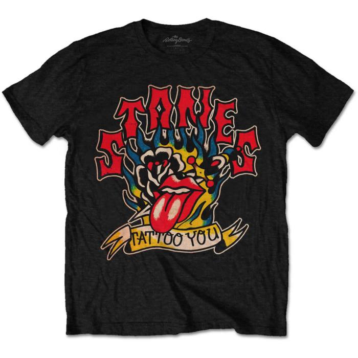 The Rolling Stones Tattoo You Blue Flames T-shirt 103268
