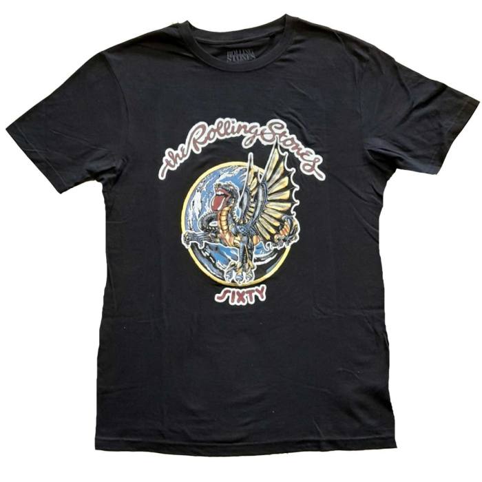 The Rolling Stones Girlie T-shirt Sixty Dragon Globe 103372
