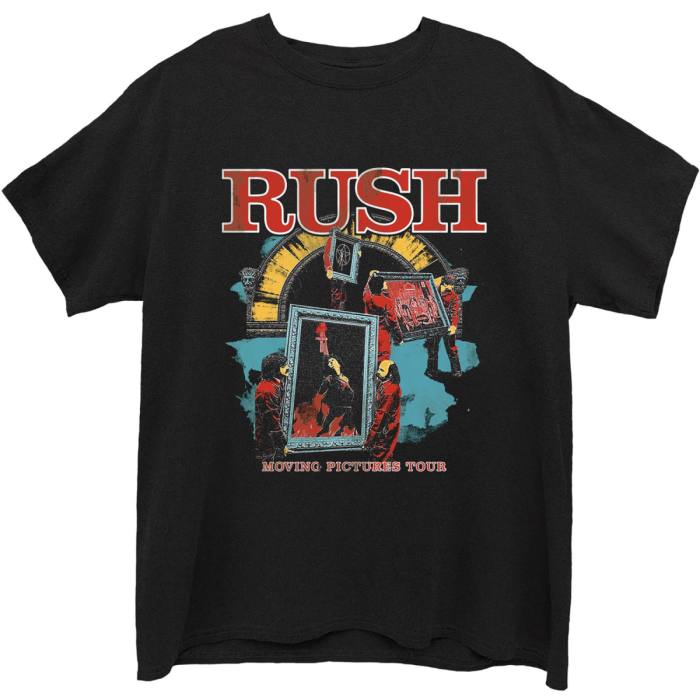 Rush Unisex T-shirt: Moving Pictures (Črna) 103967