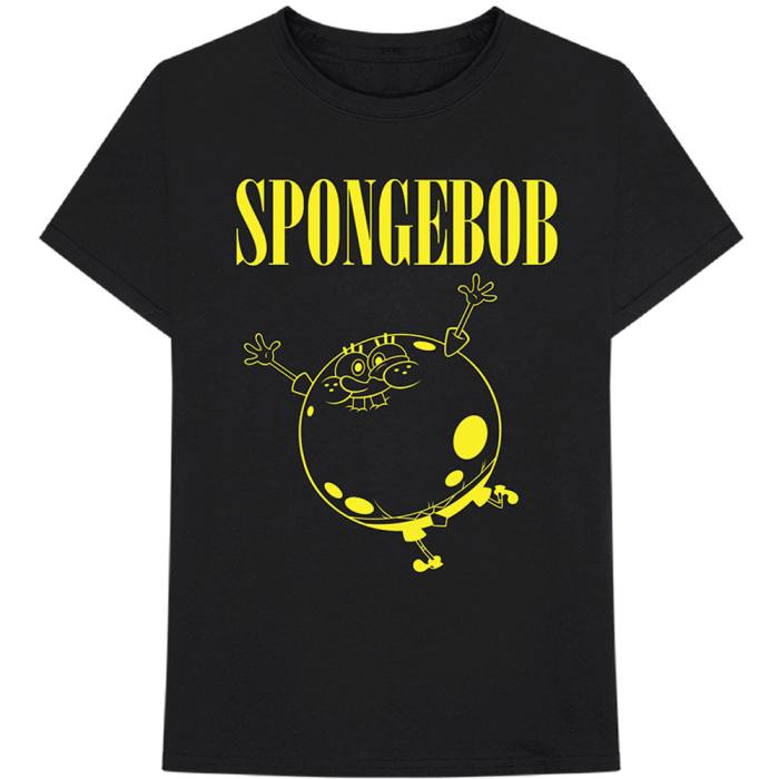 Spongebob T-shirt: Inflated Sponge (črna) 104035