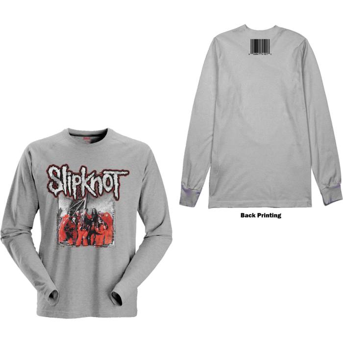 Slipknot long sleeve T-shirt Self-Titled (siva, back print) 104326