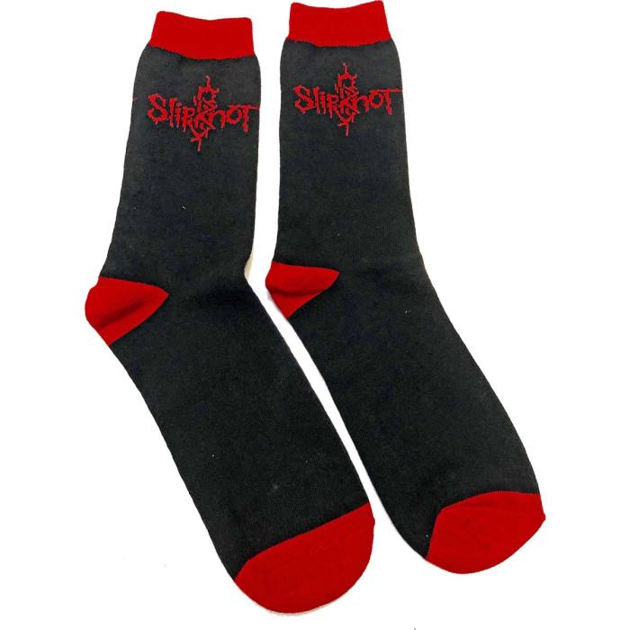 Slipknot Unisex Ankle Socks: Logo (Black) (UK Size 7 - 11) 104359