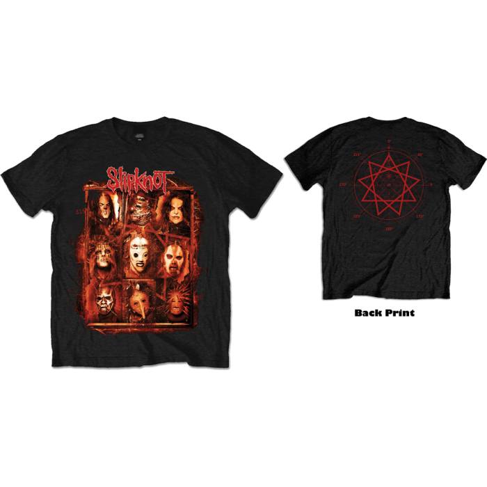 T-shirt Slipknot Rusty Faces 104422