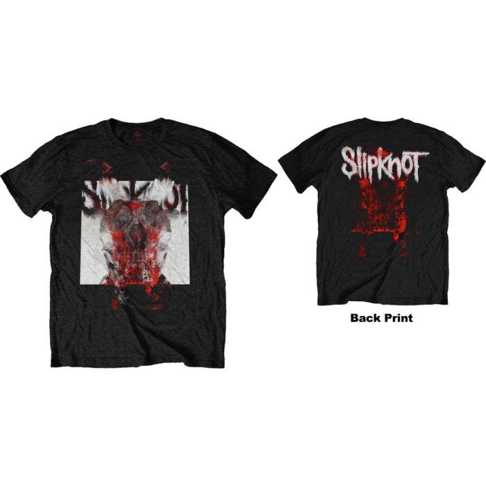 Slipknot T-shirt Devil Single Logo Blur (Black, Back Print) 104559
