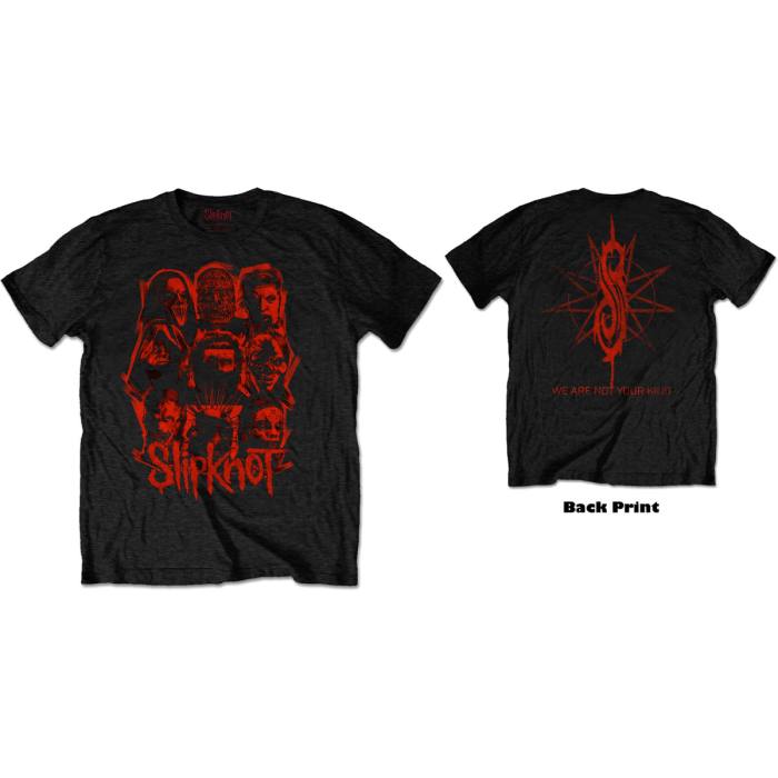 Slipknot T-shirt: We Are Not Your Kind Red Patch (črna) 104577