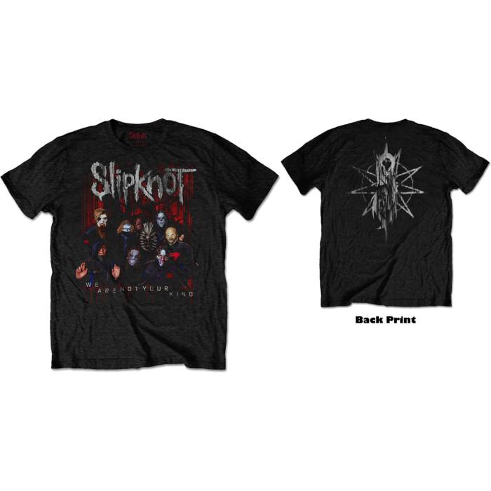 Slipknot T-shirt: We Are Not Your Kind Group Photo (črna, back print) 104607