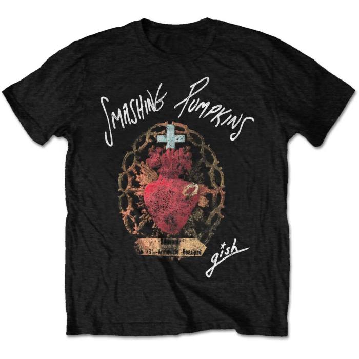 The Smashing Pumpkins Unisex T-shirt: Souvenir (Črna) 105181