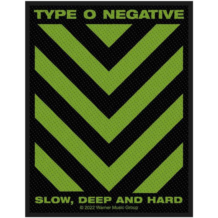 Type O Negative Standard našitek: Slow, Deep & Hard 105456