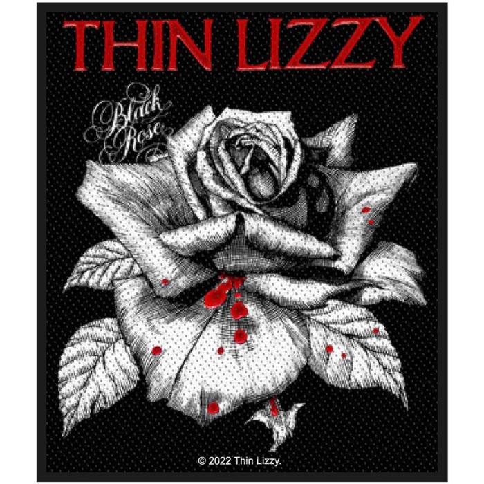 Thin Lizzy našitek Black Rose 105462