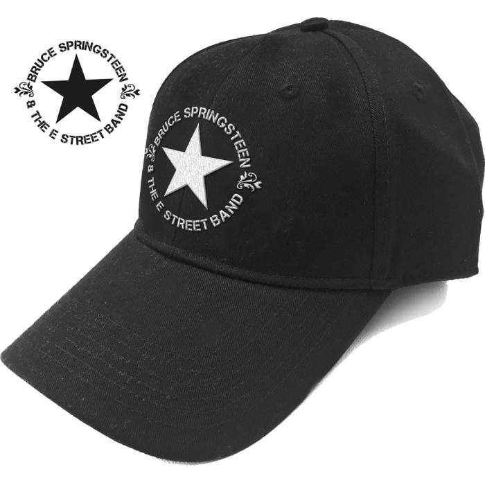 Bruce Springsteen Kapa Baseball: Circle Star Logo (črna) 105583