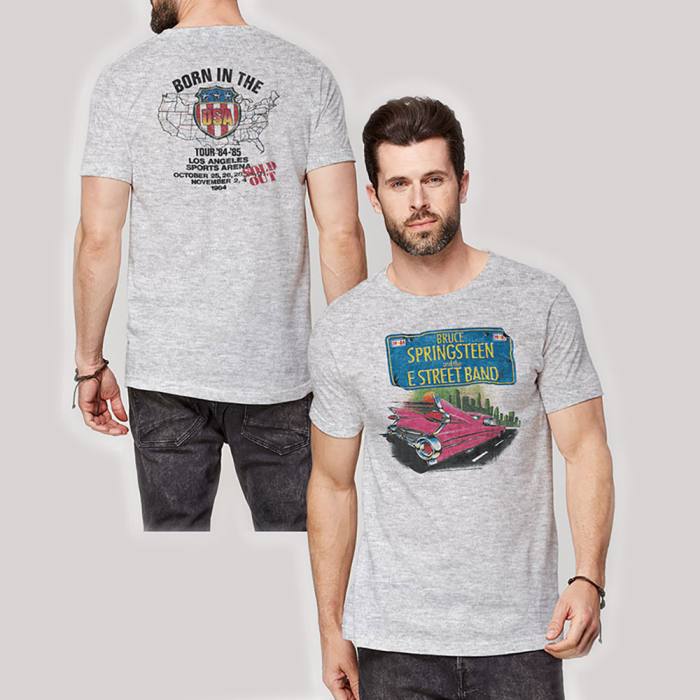Bruce Springsteen T-shirt Pink Cadillac (siva) 105584