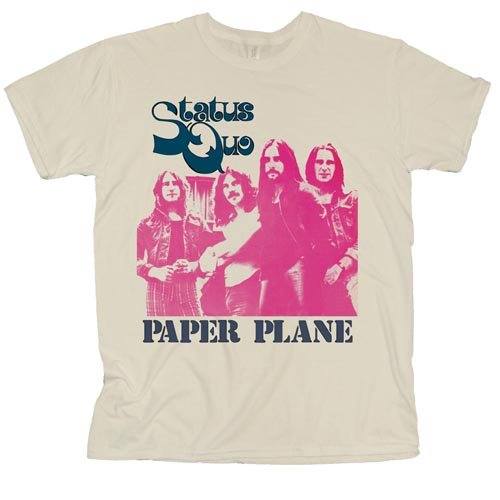 T-shirt Status Quo: Paper Plane (Natural) 105849