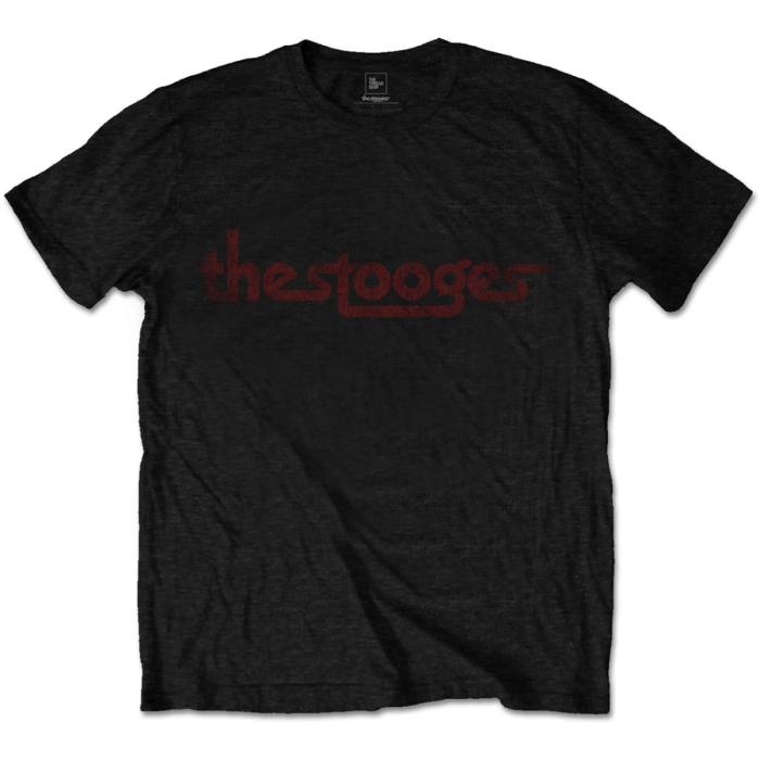 Iggy & The Stooges Unisex T-shirt: Vintage Logo (Črna) 105873