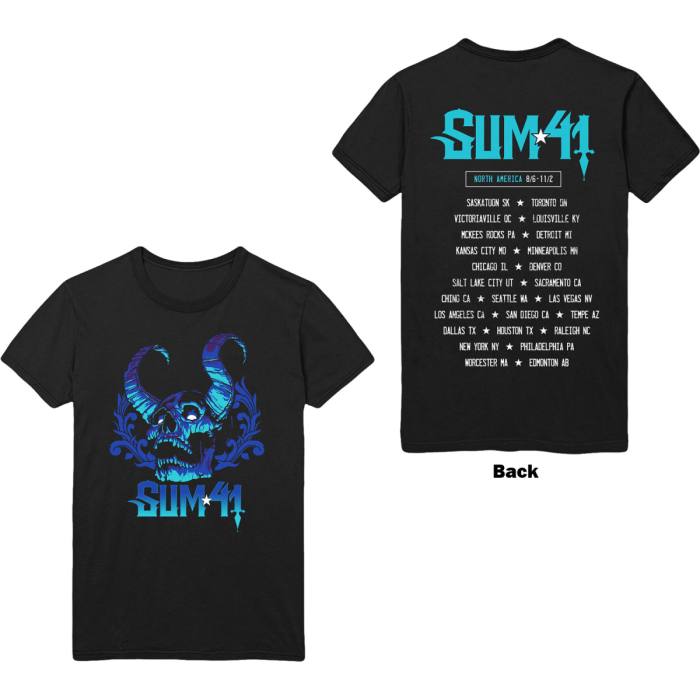 Sum 41 unisex T-shirt: Blue Demon (črna) 106126