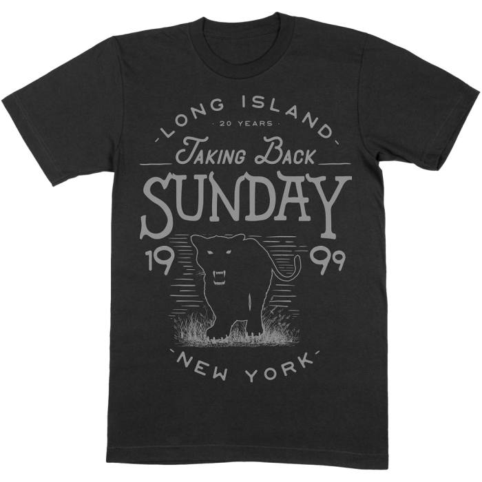 Taking Back Sunday Unisex T-Shirt: Panther (Black) 106150