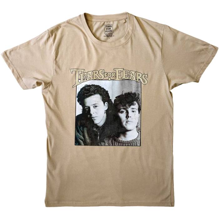 Tears For Fears Unisex T-shirt: Throwback Photo (Natural) 106186