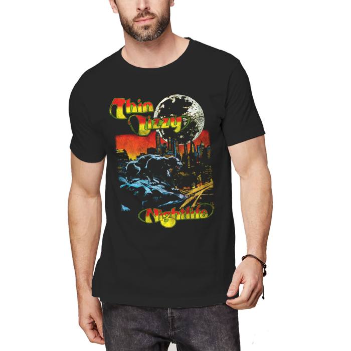 Thin Lizzy Unisex T-Shirt: Nightlife Colour 106251