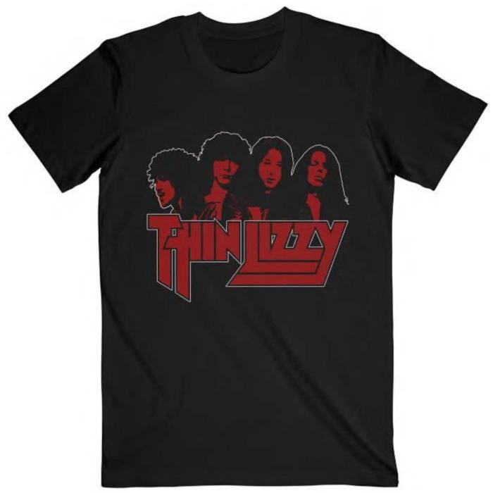 Thin Lizzy T-shirt Band Photo Logo 106270