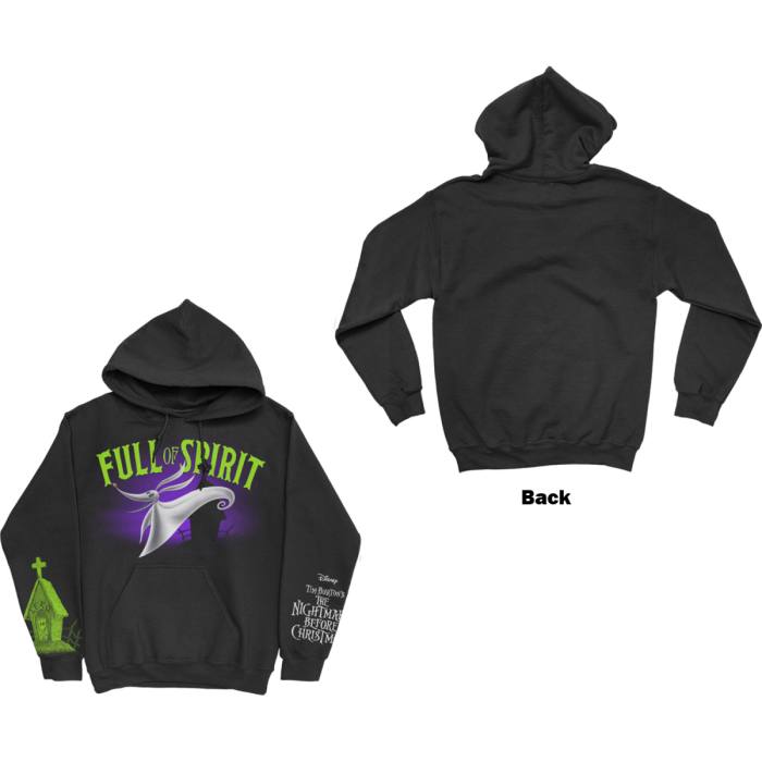 The Nightmare Before Christmas Hoodie Full of Spirit (črna) 106318