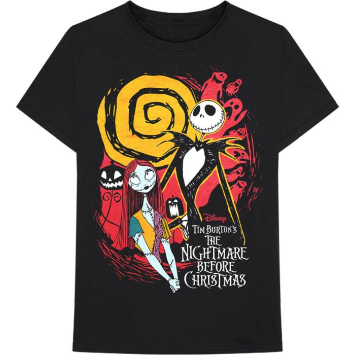 The Nightmare Before Christmas T-shirt Ghosts (črna) 106354