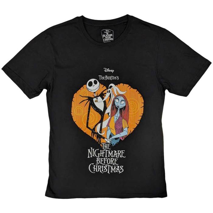 The Nightmare Before Christmas T-shirt Heart (črna) 106360