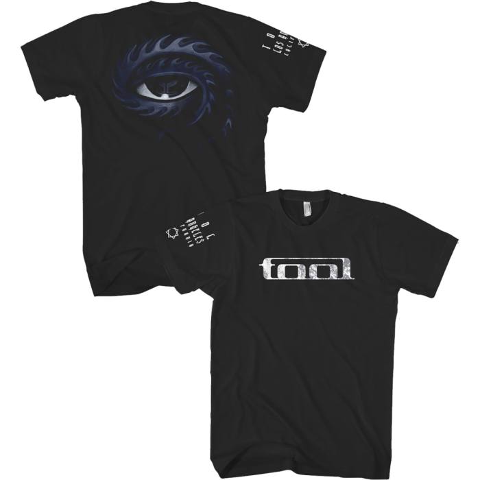 Tool Unisex T-Shirt: Big Eye (Črna) (Back & Sleeve Print) 106530