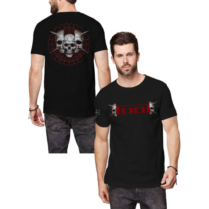 Tool T-shirt Skull Spikes (črna) 106536