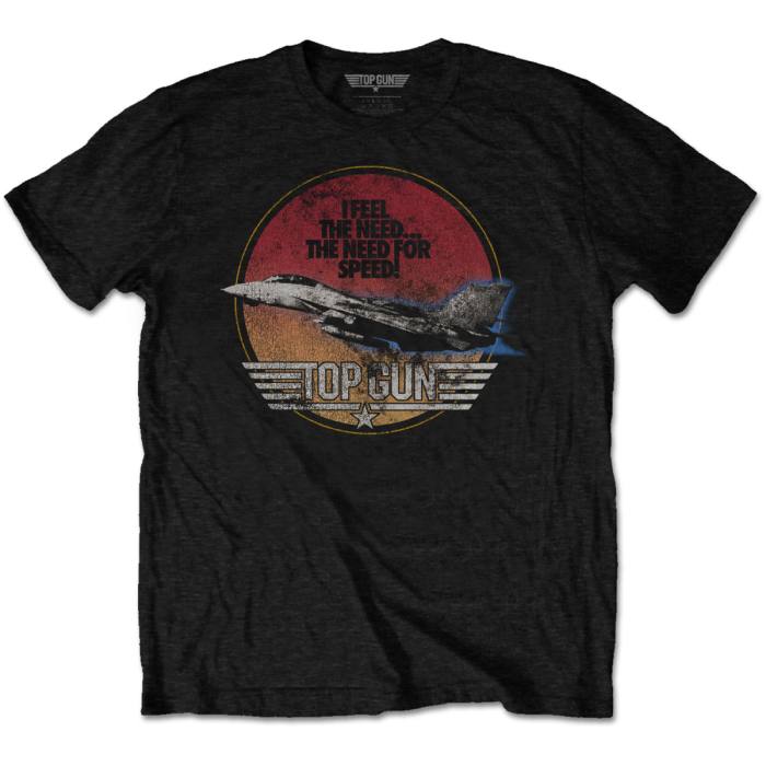 Top Gun Unisex T-shirt Speed Fighter (črna) 106608