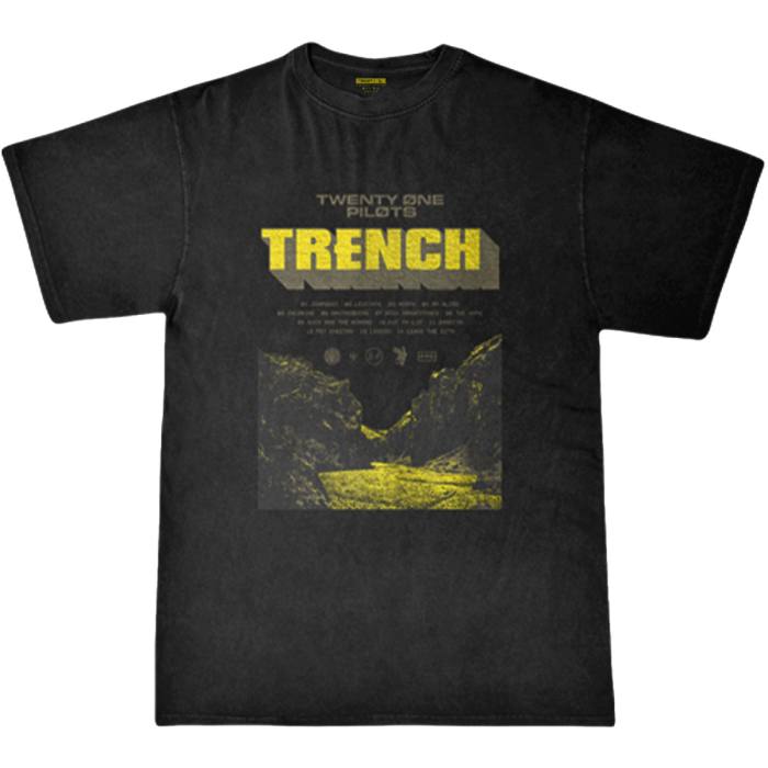 Twenty One Pilots Unisex T-shirt: Trench Cliff (Črna) 106673