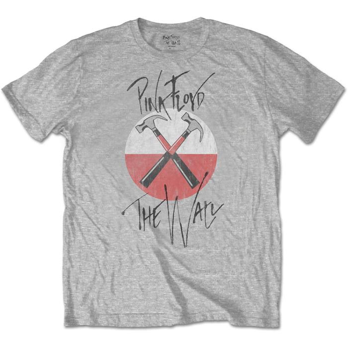 T-shirt Pink Floyd The Wall Faded Hammers Logo 107111