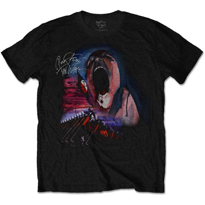 Pink Floyd T-shirt The Wall Scream & Hammers 107117