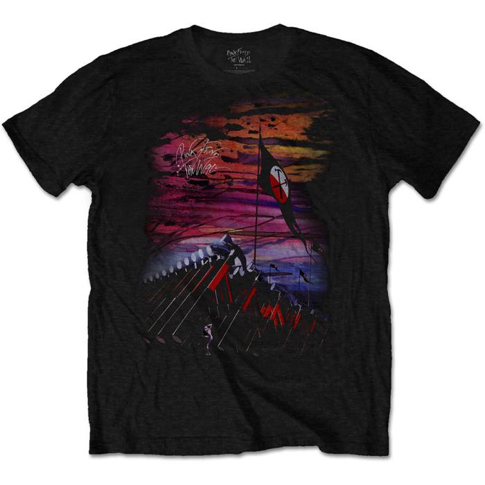 T-shirt Pink Floyd The Wall Flag & Hammers 107126