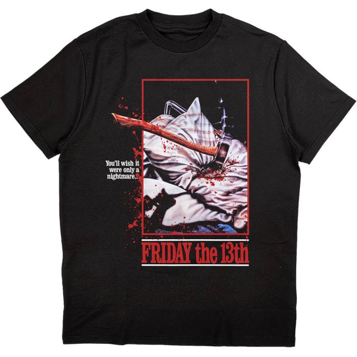 Friday The 13th T-shirt: Only A Nightmare (črna) 107240