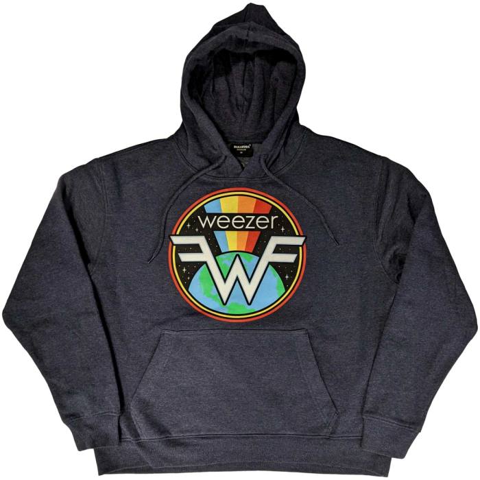 Weezer Hoodie: World Symbol Logo (Modra) 107263