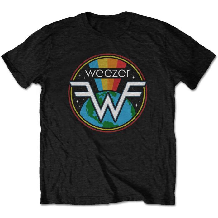 Weezer T-shirt World Symbol Logo 107275