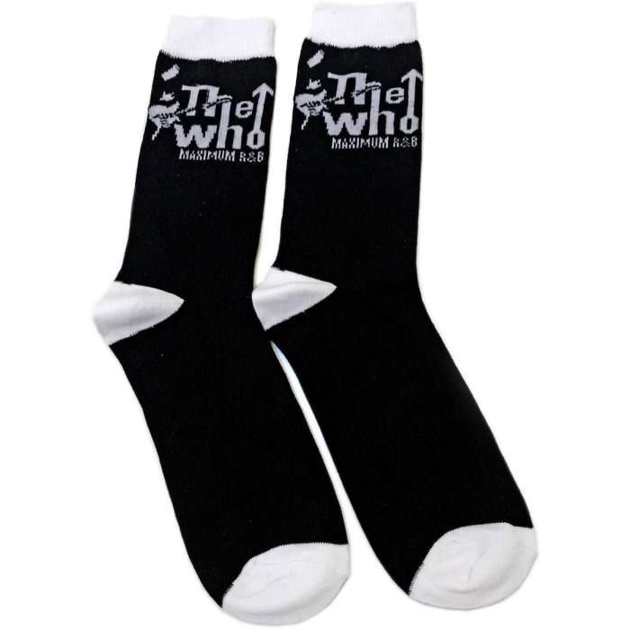 The Who Unisex Ankle Socks: Maximum R&B (Black) (UK Size 7 - 11) 107404