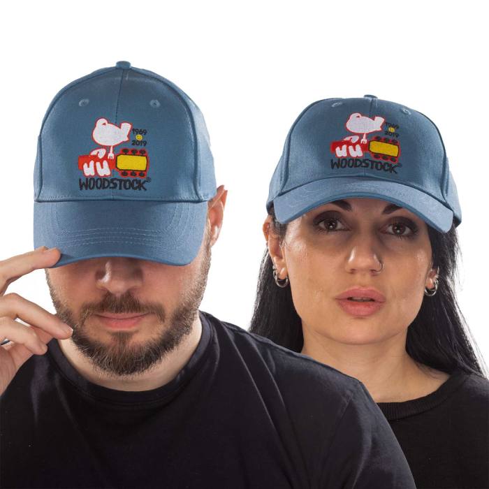 Woodstock Unisex Baseball Cap: Logo (Denim Blue) 107702