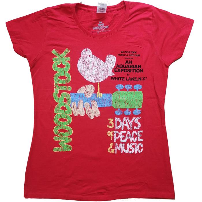 Woodstock Vintage Classic Poster Girlie Majica 107720