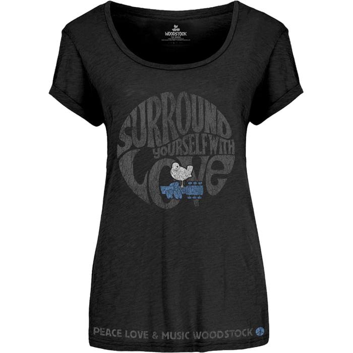 Woodstock Girlie shirt: Surround Yourself (Scoop Neck) 107733